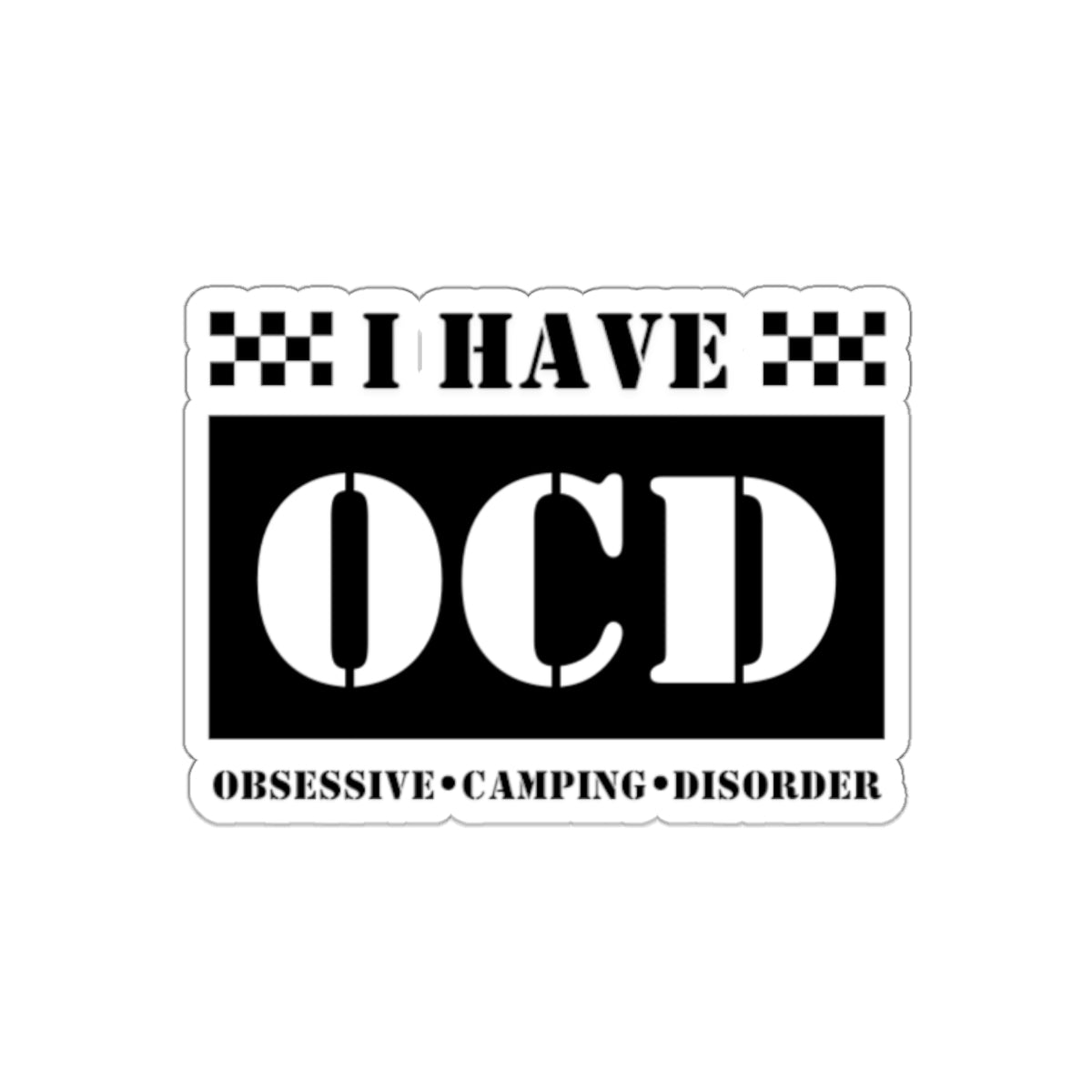 OCD Kiss-Cut Sticker