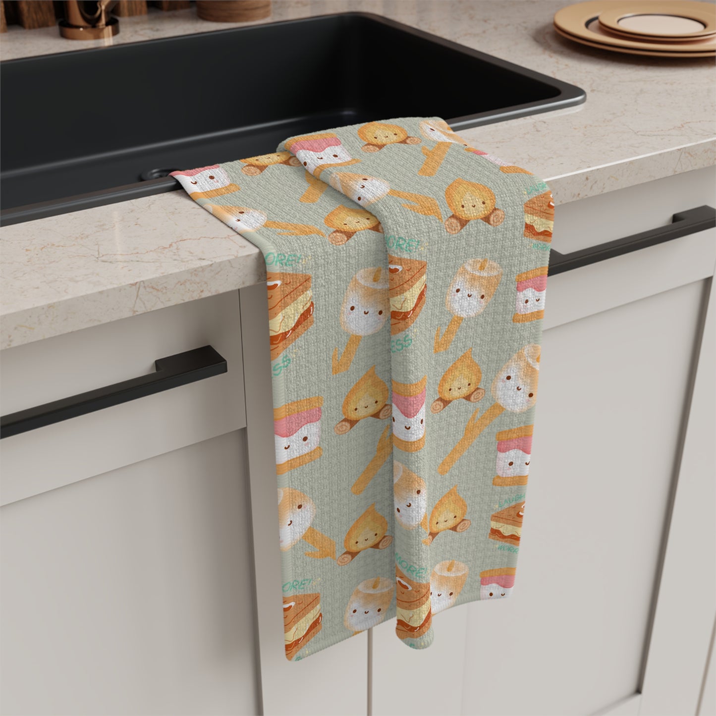 S'MORES kitchen towel