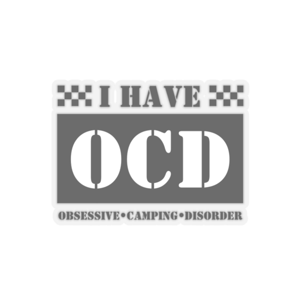 OCD Kiss-Cut Sticker