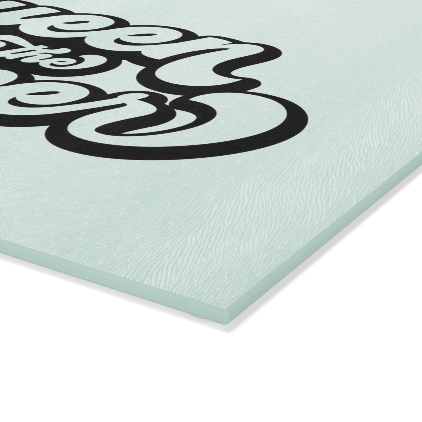 QUEEN OF THE CAMPER Glass Cutting Board