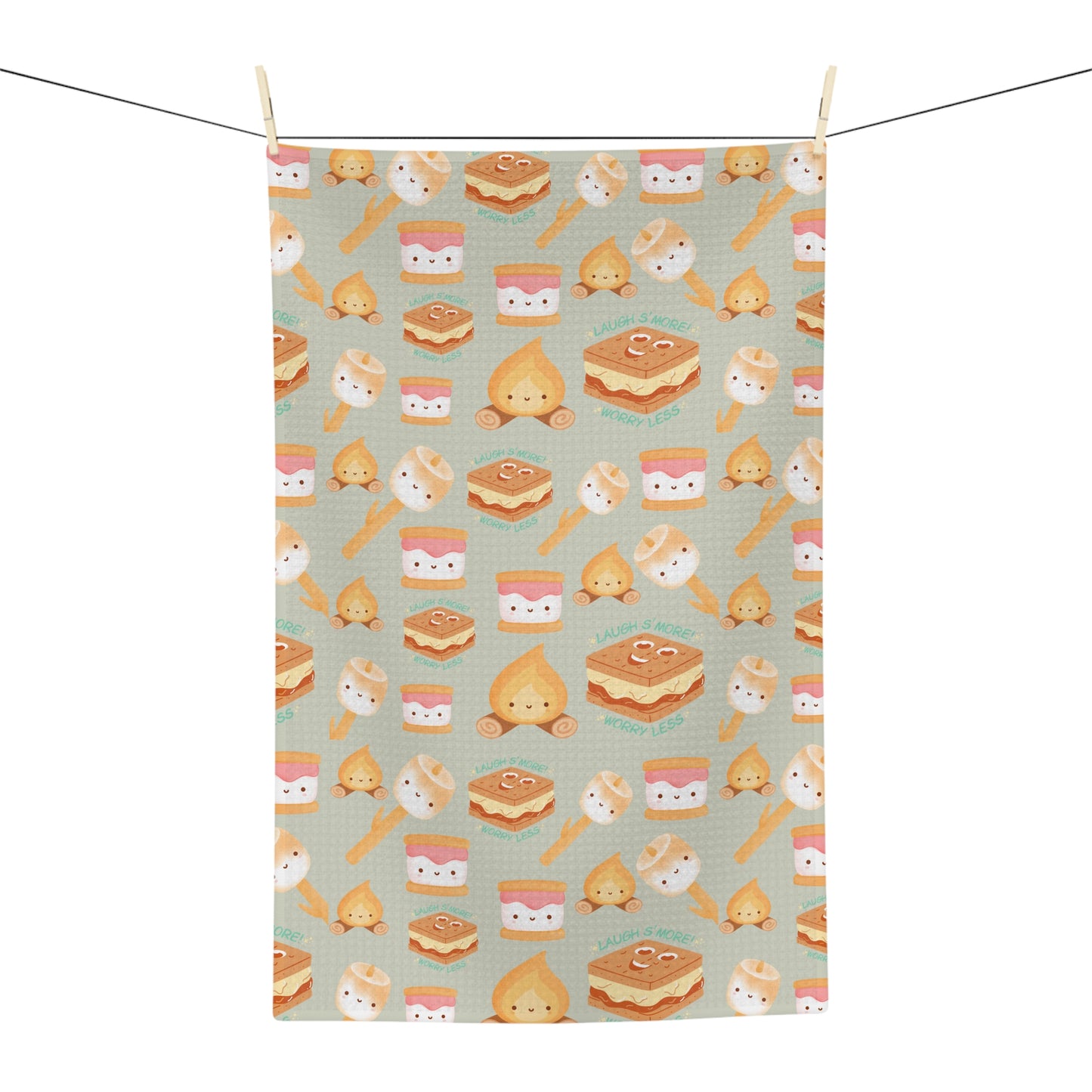 S'MORES kitchen towel