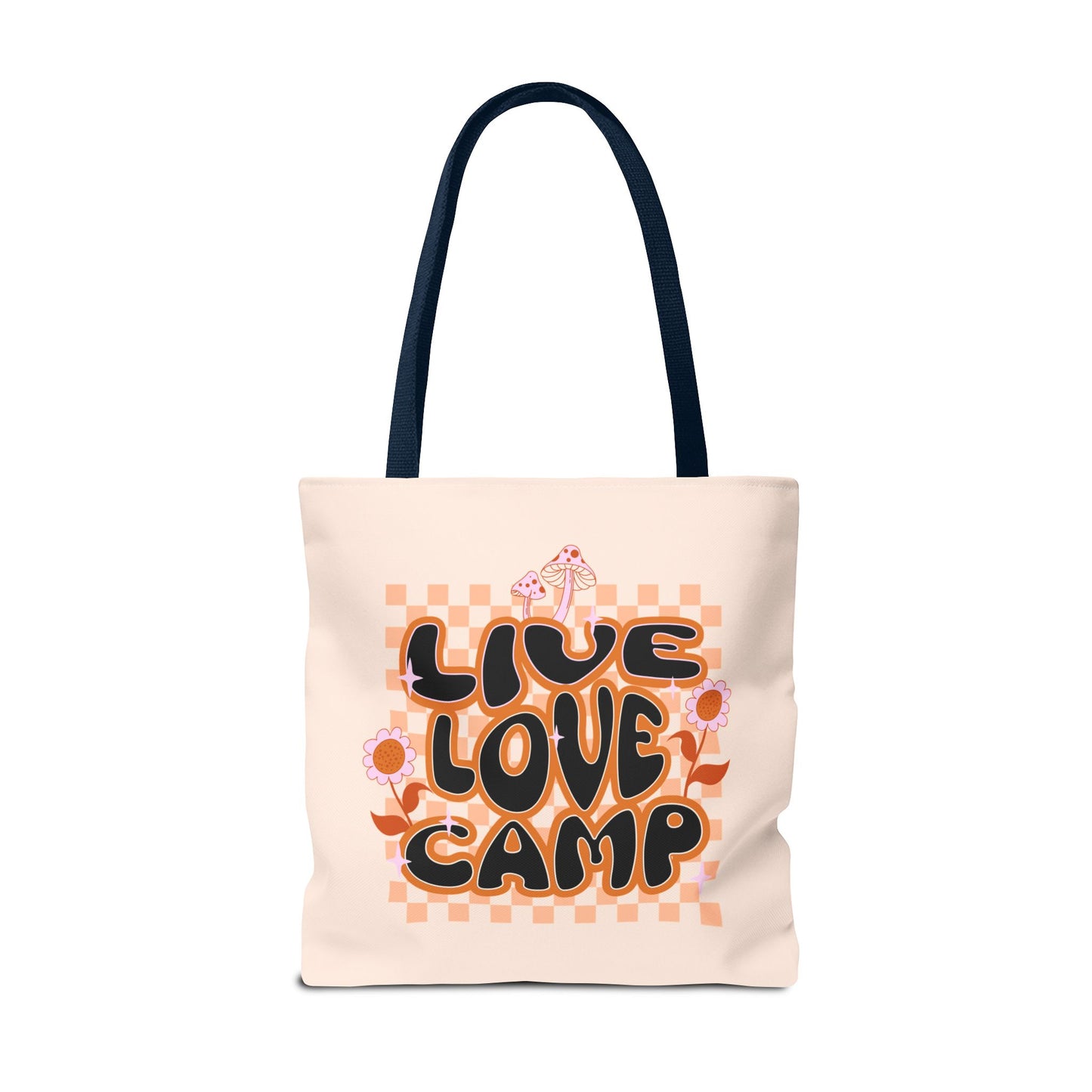 LIVE LOVE CAMP tote bag