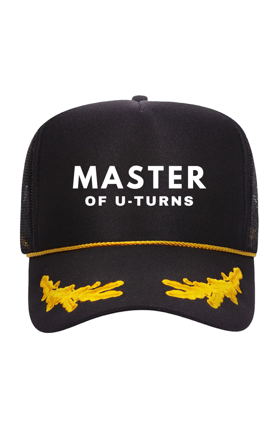 Gold Leaf Crown Trucker Hat