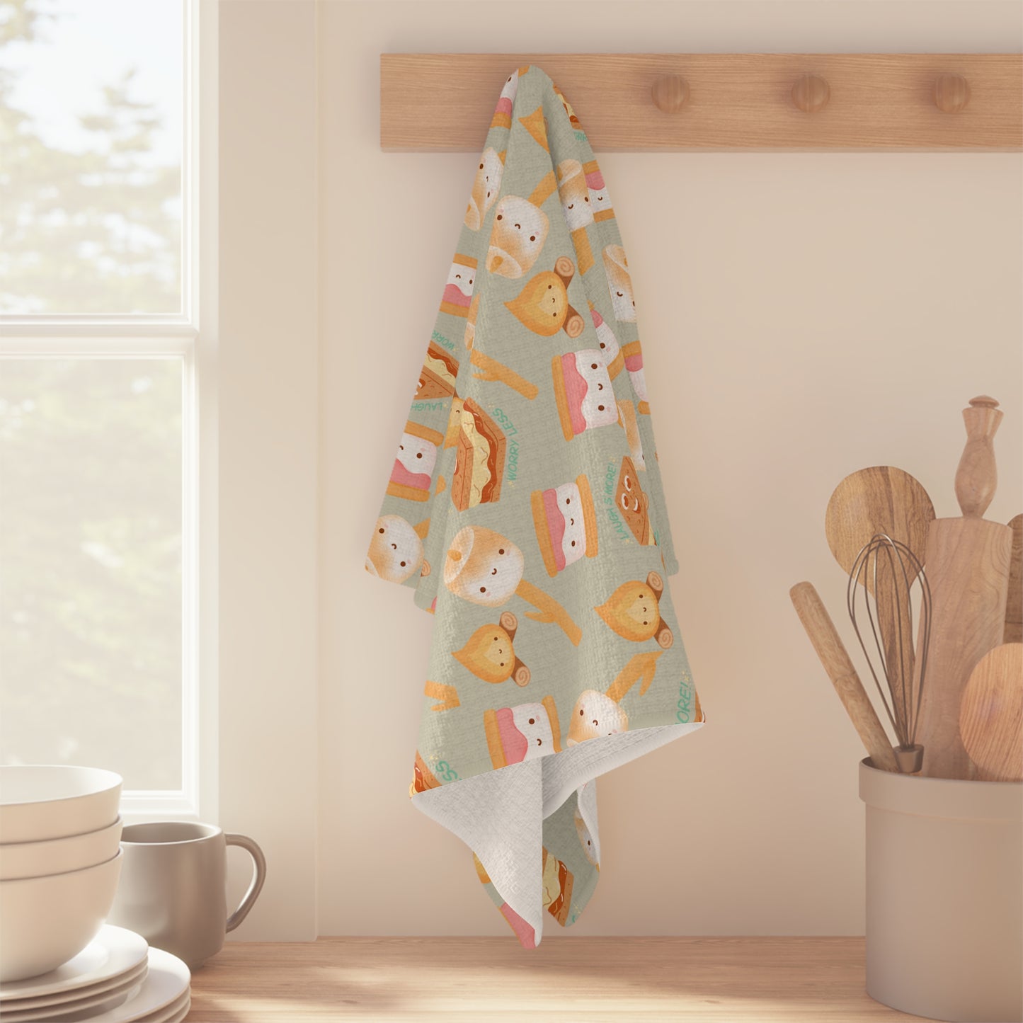 S'MORES kitchen towel