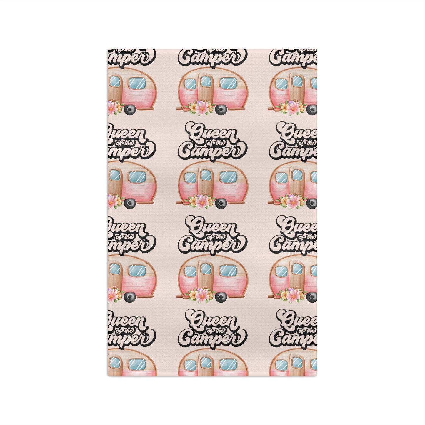 QUEEN OF THE CAMPER kitchen towel