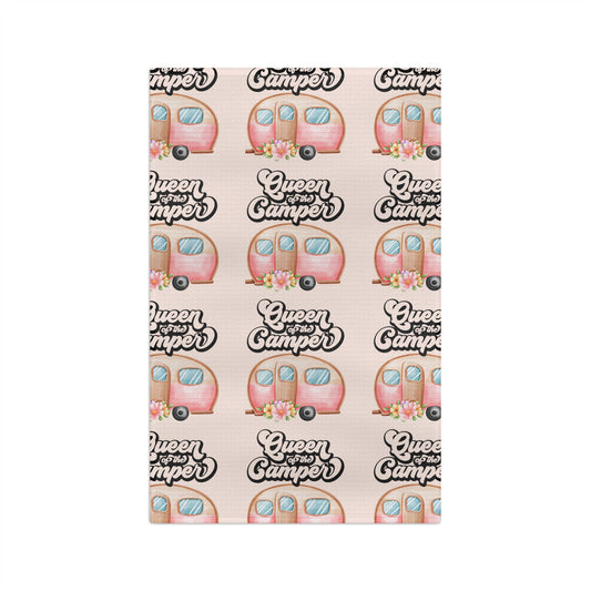 QUEEN OF THE CAMPER kitchen towel
