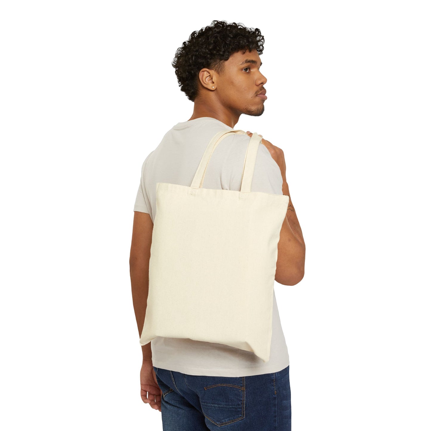 CONQUER THE WORLD canvas tote bag