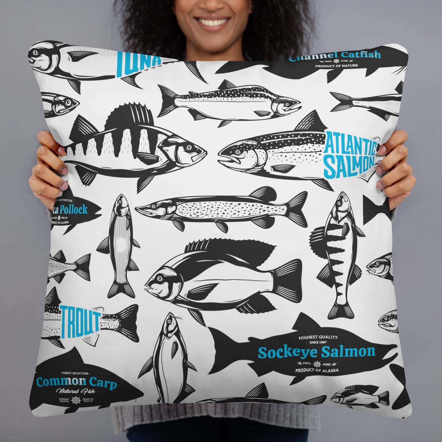 FRESH CATCH Basic Pillow (3 sizes)