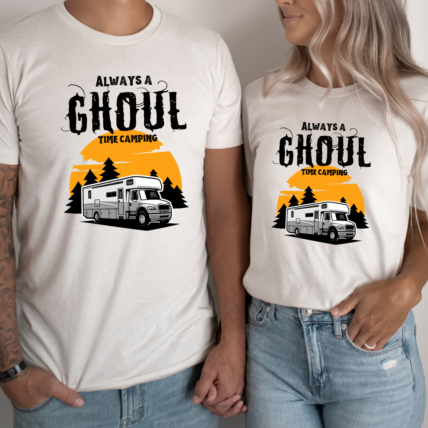 ALWAYS A GHOUL TIME CAMPING S/S TEE