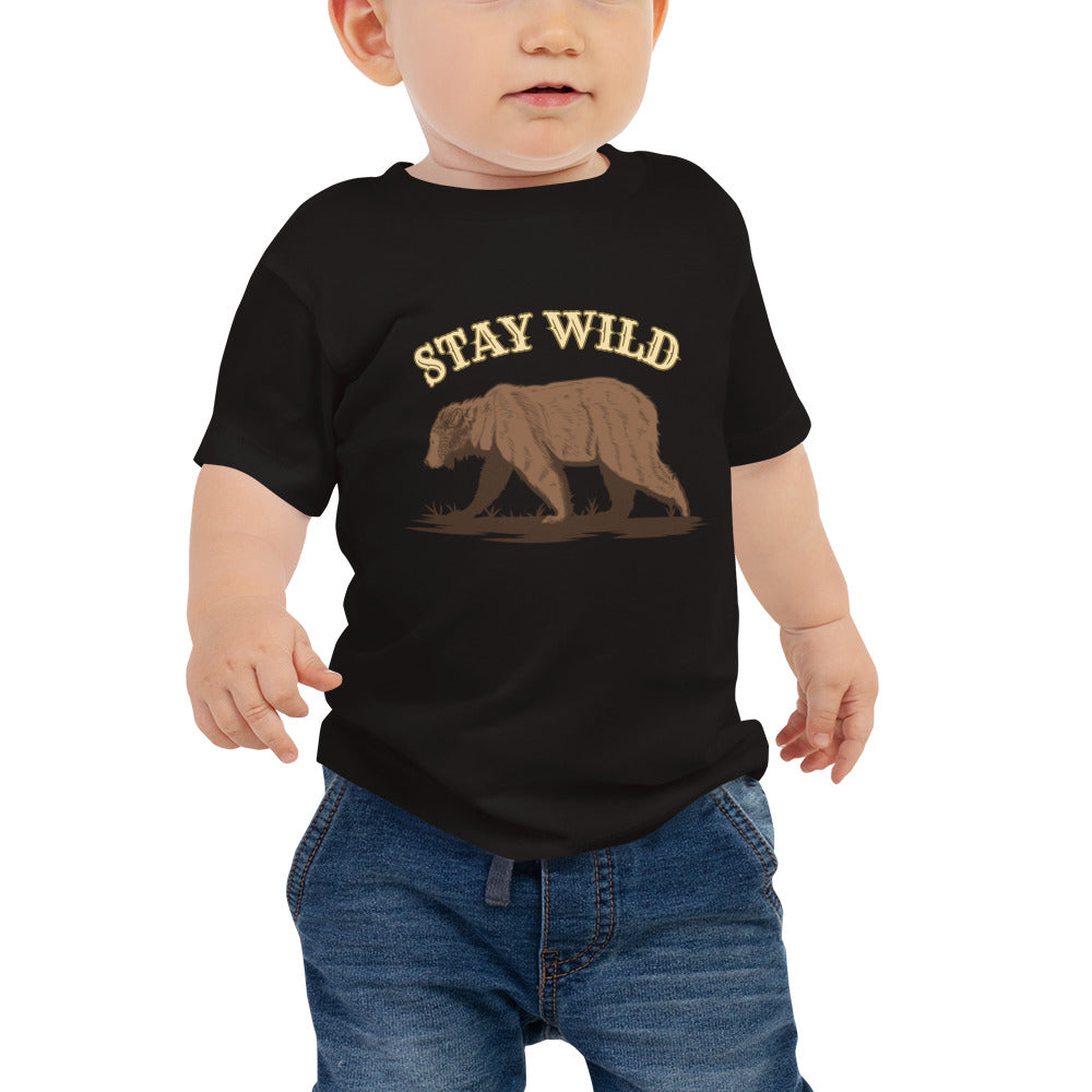 STAY WILD baby s/s tee