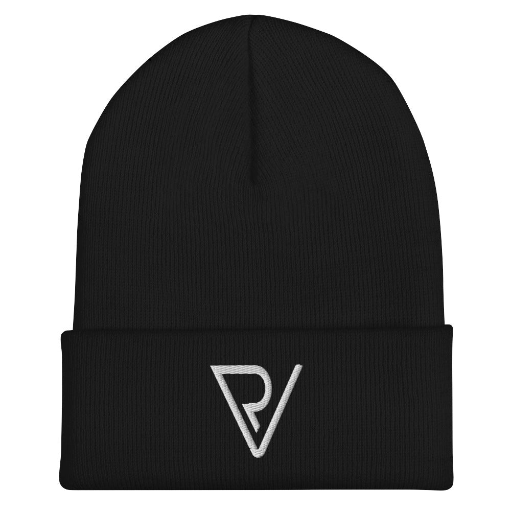 RV Embroidered Cuffed Beanie