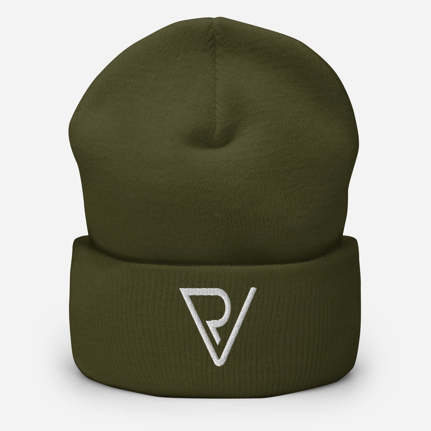 RV Embroidered Cuffed Beanie