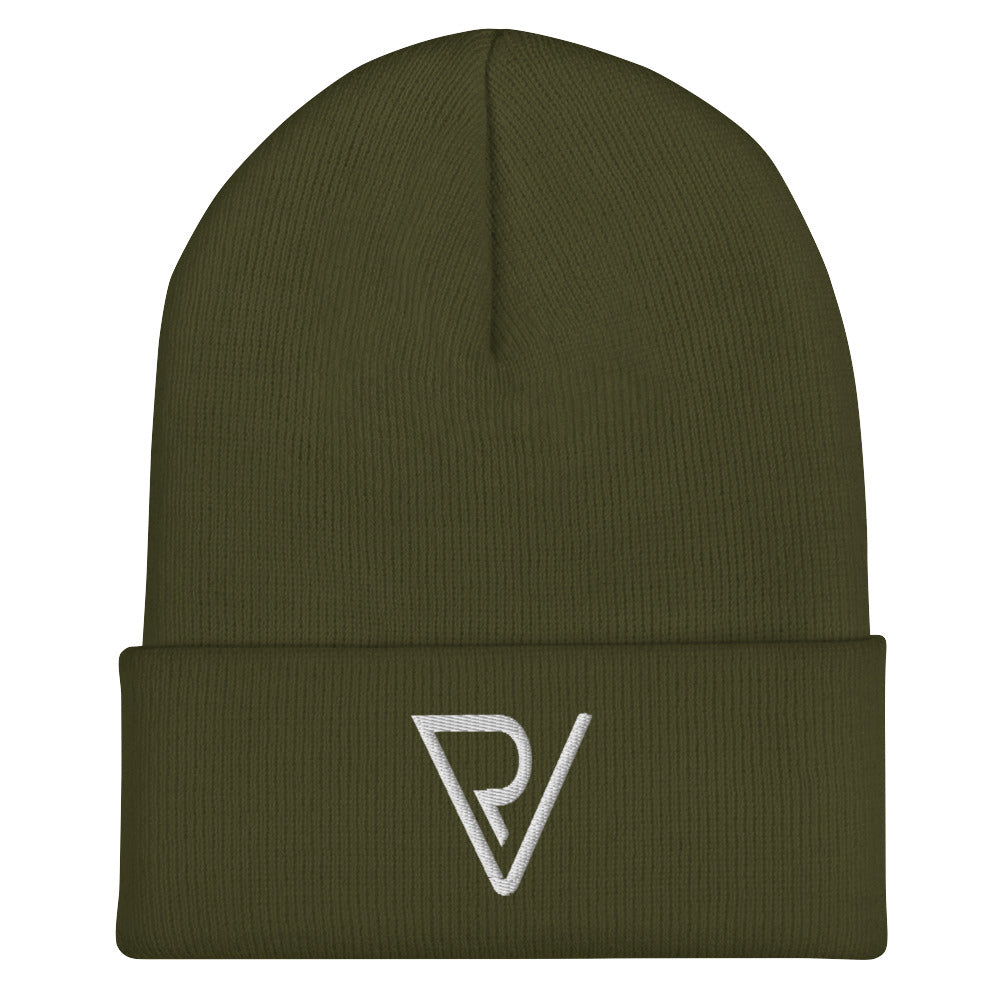 RV Embroidered Cuffed Beanie