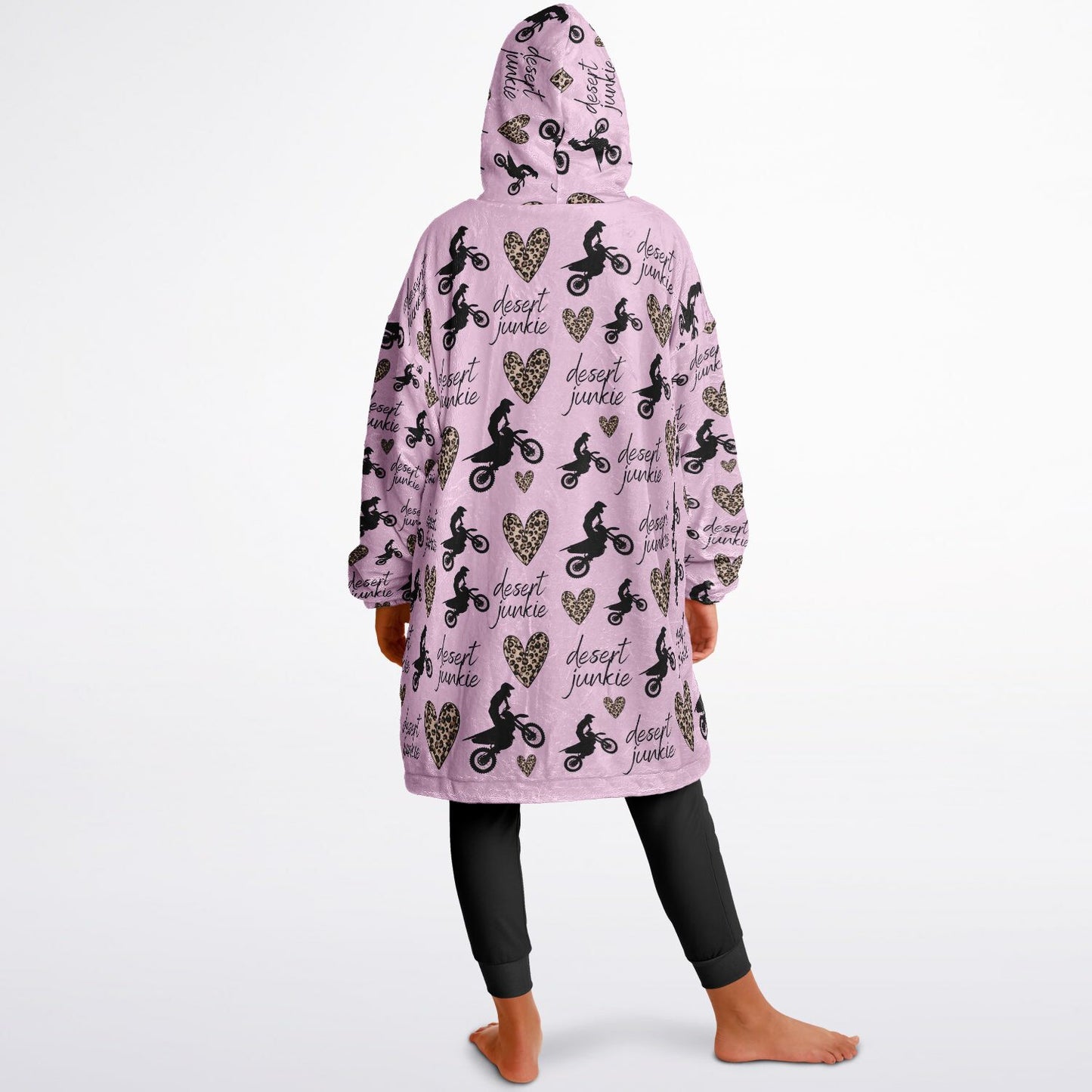 DESERT JUNKIE PINK Youth Reversible Snug Hoodie
