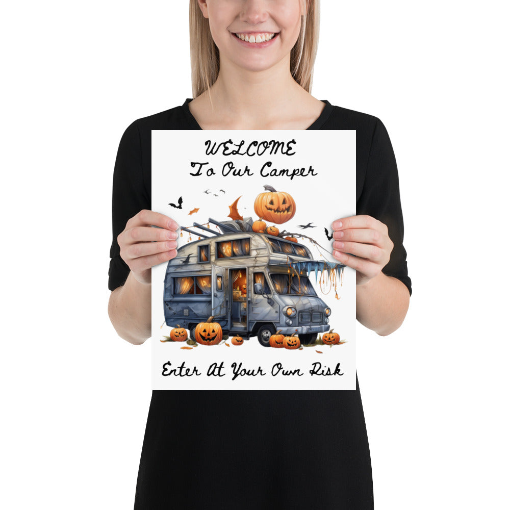 Welcome Halloween poster