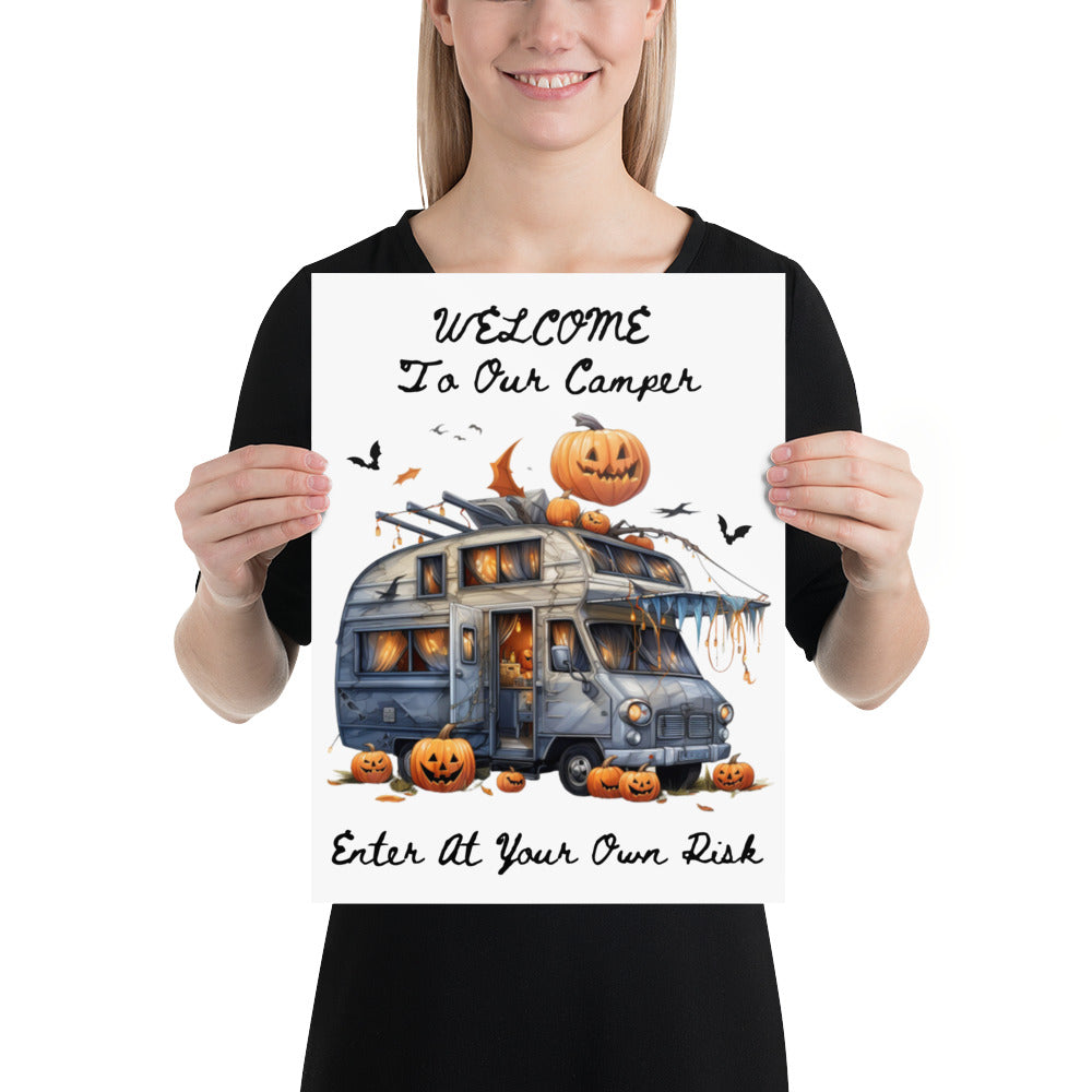 Welcome Halloween poster