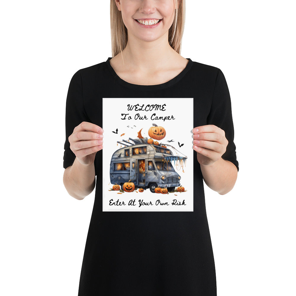 Welcome Halloween poster