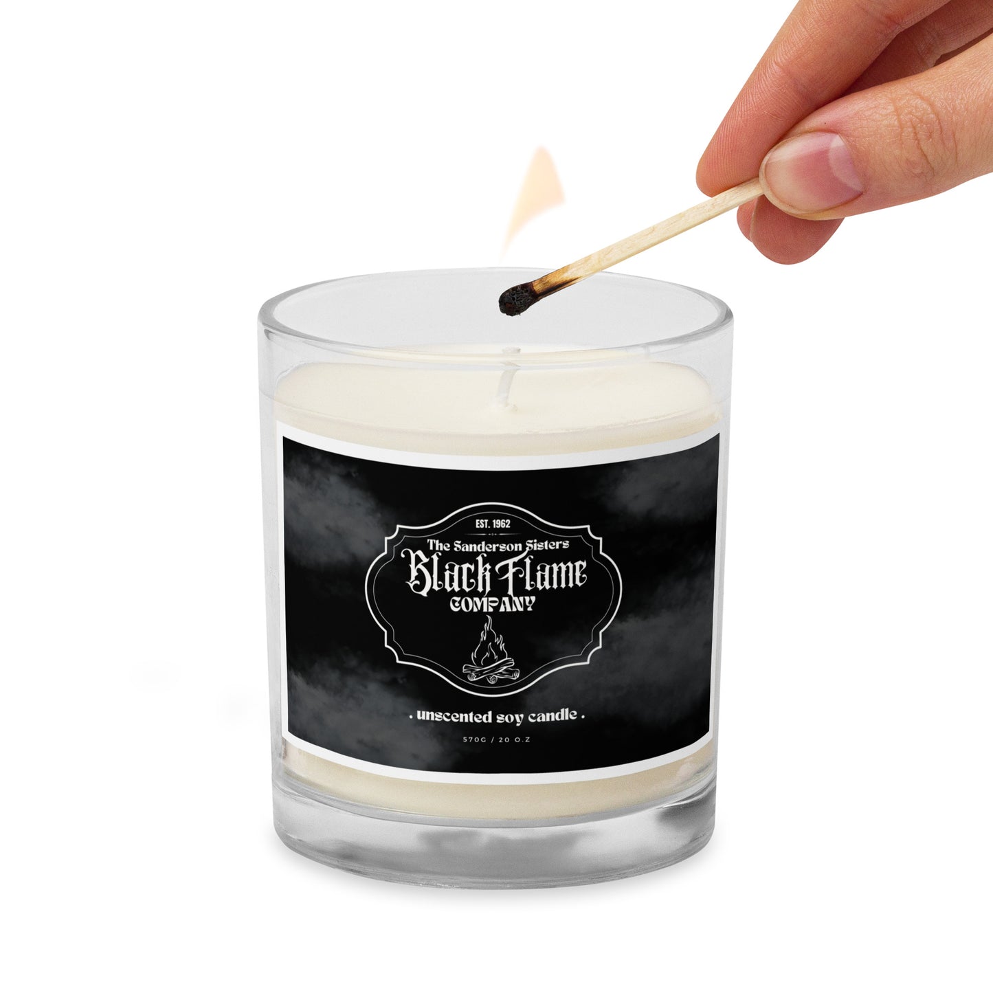 Black Flame candle