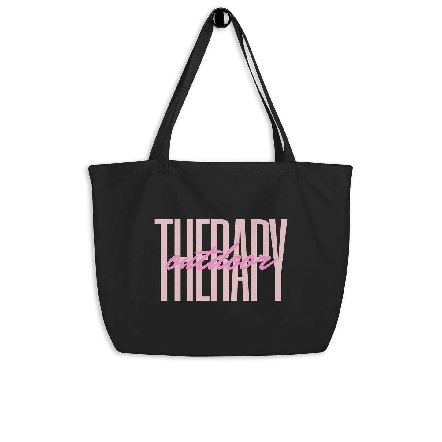 OUTDOOR THERAPY large organic tote bag