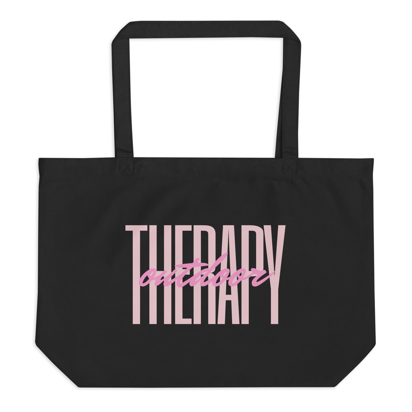 OUTDOOR THERAPY large organic tote bag