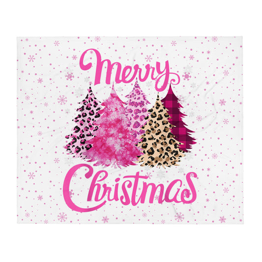 MERRY CHRISTMAS TREE blanket