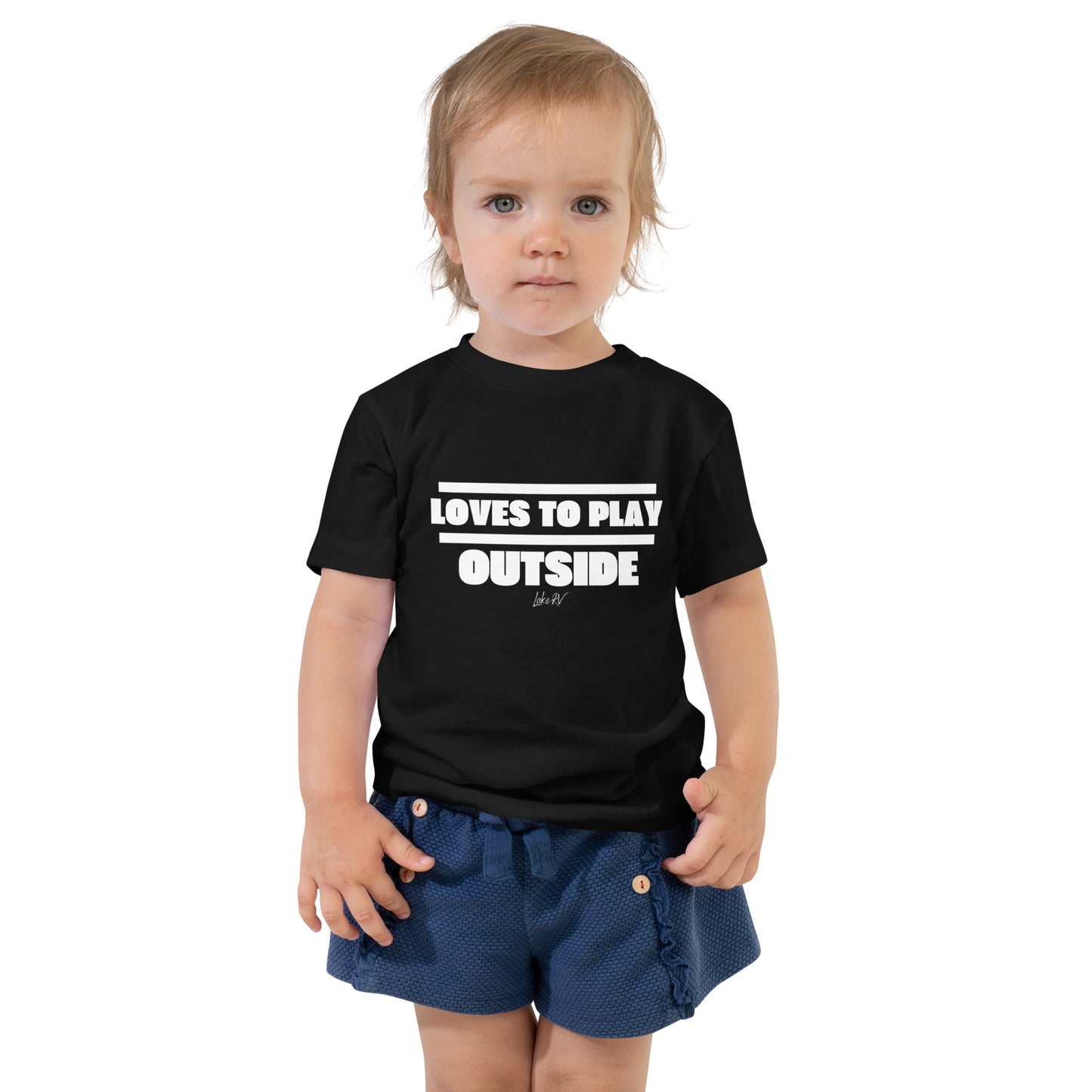 LOVES TO PLAY OUTSIDE toddler s/s tee