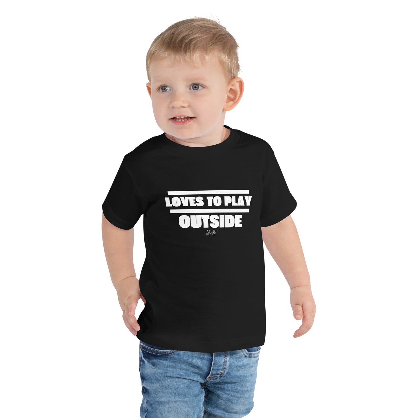 LOVES TO PLAY OUTSIDE toddler s/s tee