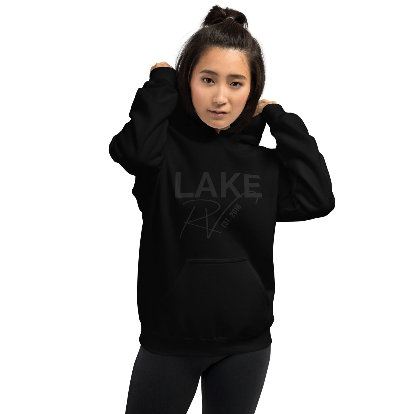 CLASSIC BLACK ON BLACK HOODIE