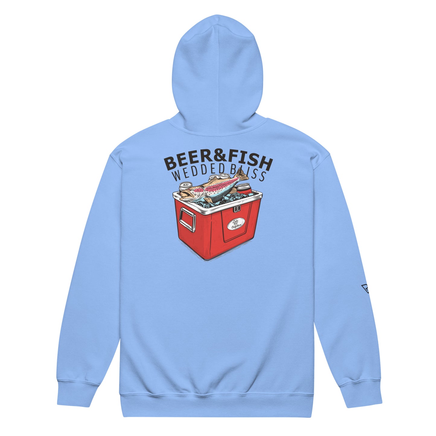 BEER&FISH zip hoodie