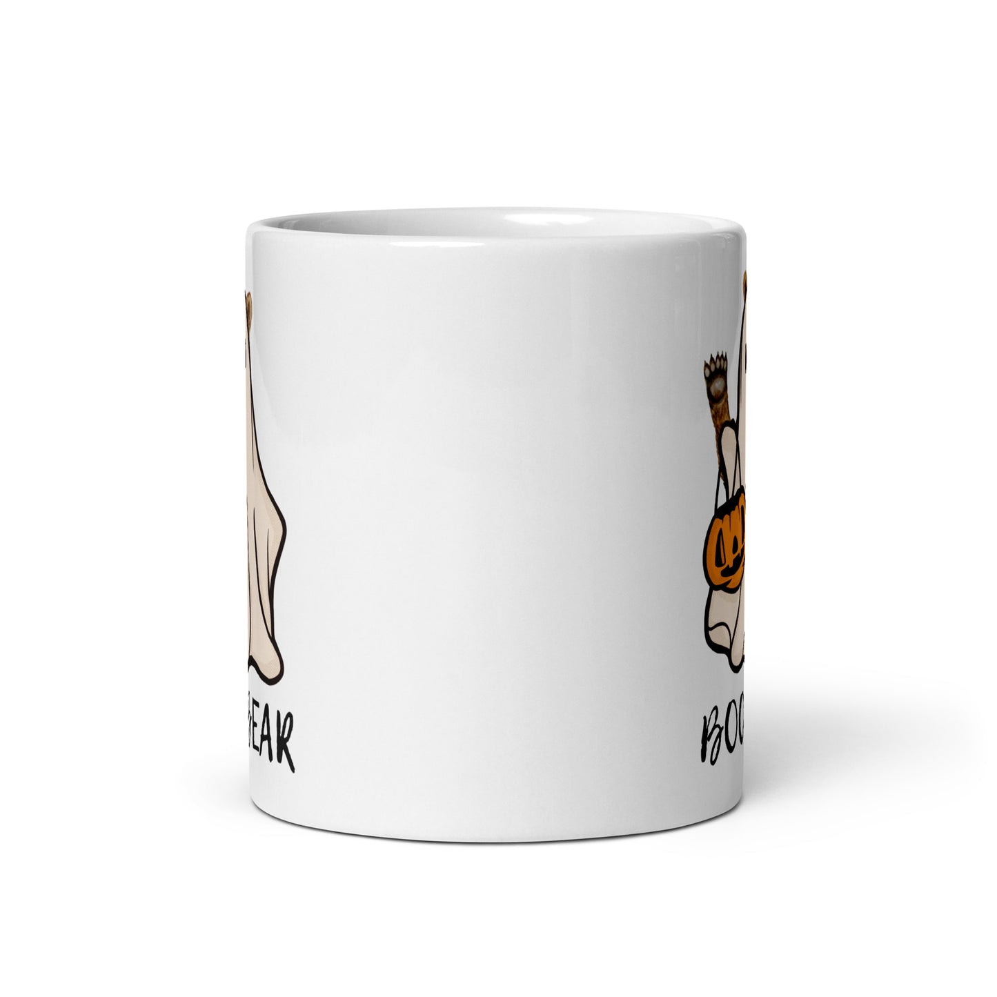 BOO-BEAR white glossy mug