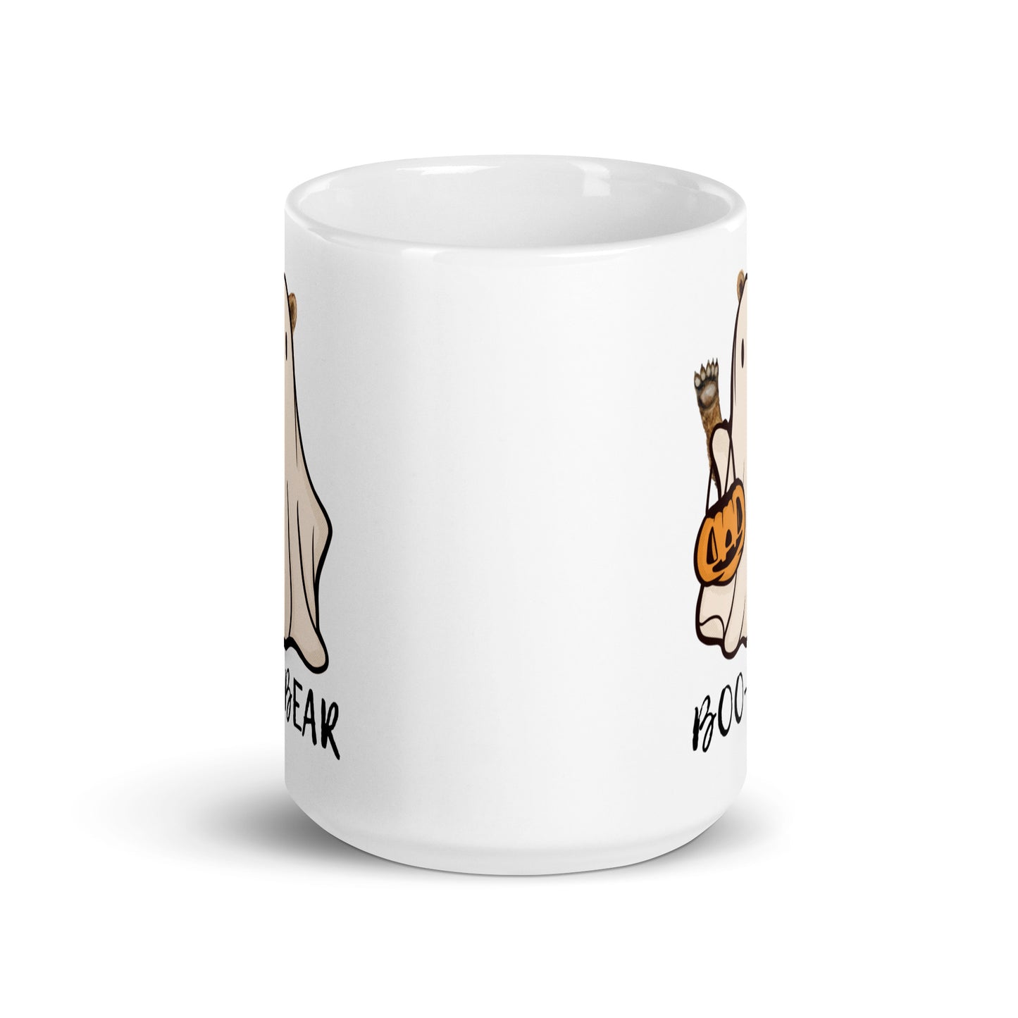 BOO-BEAR white glossy mug