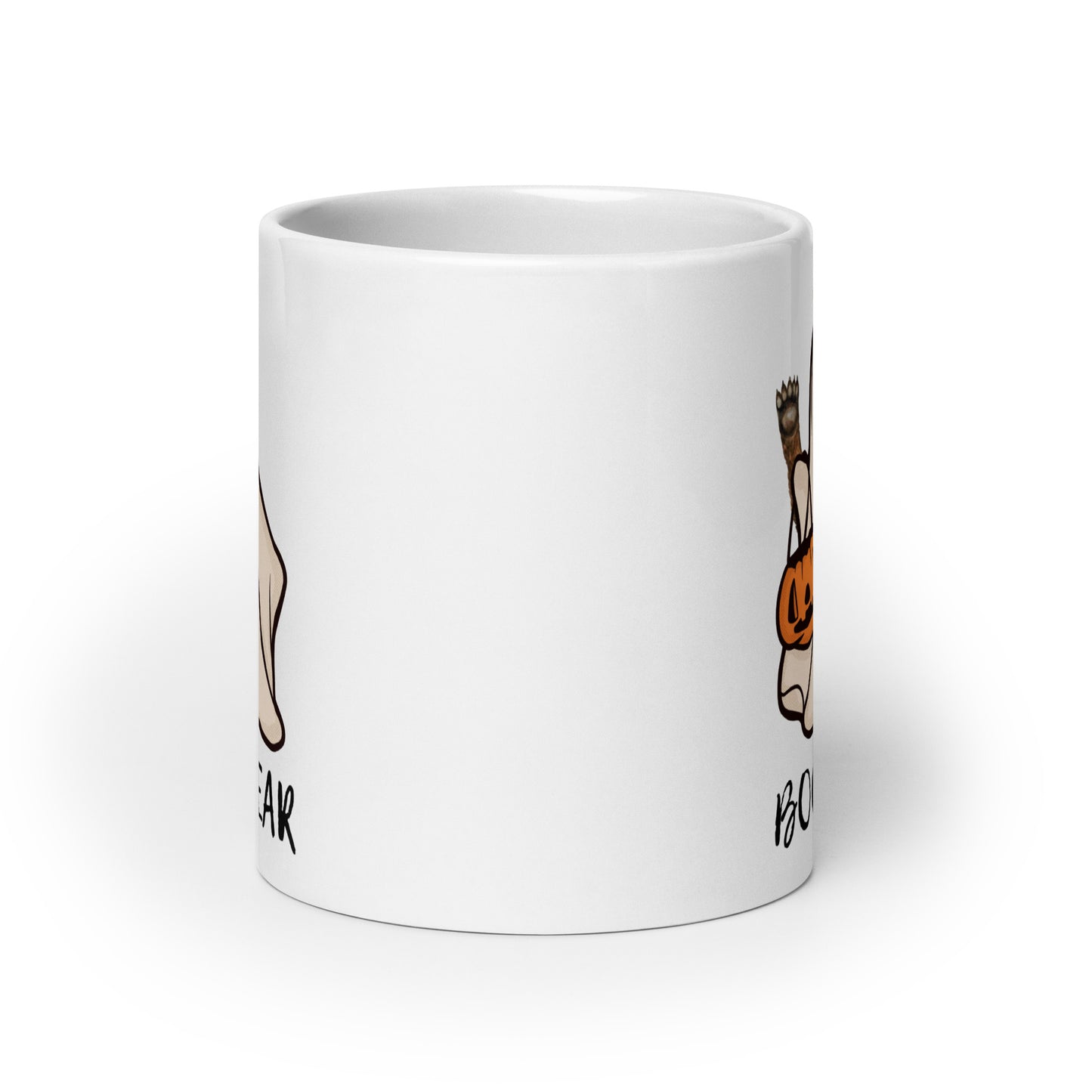 BOO-BEAR white glossy mug