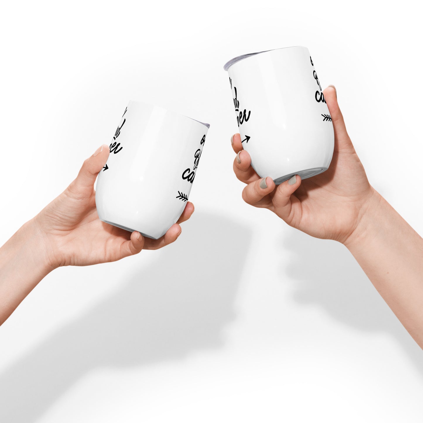 One Blessed Camper Wine Tumbler