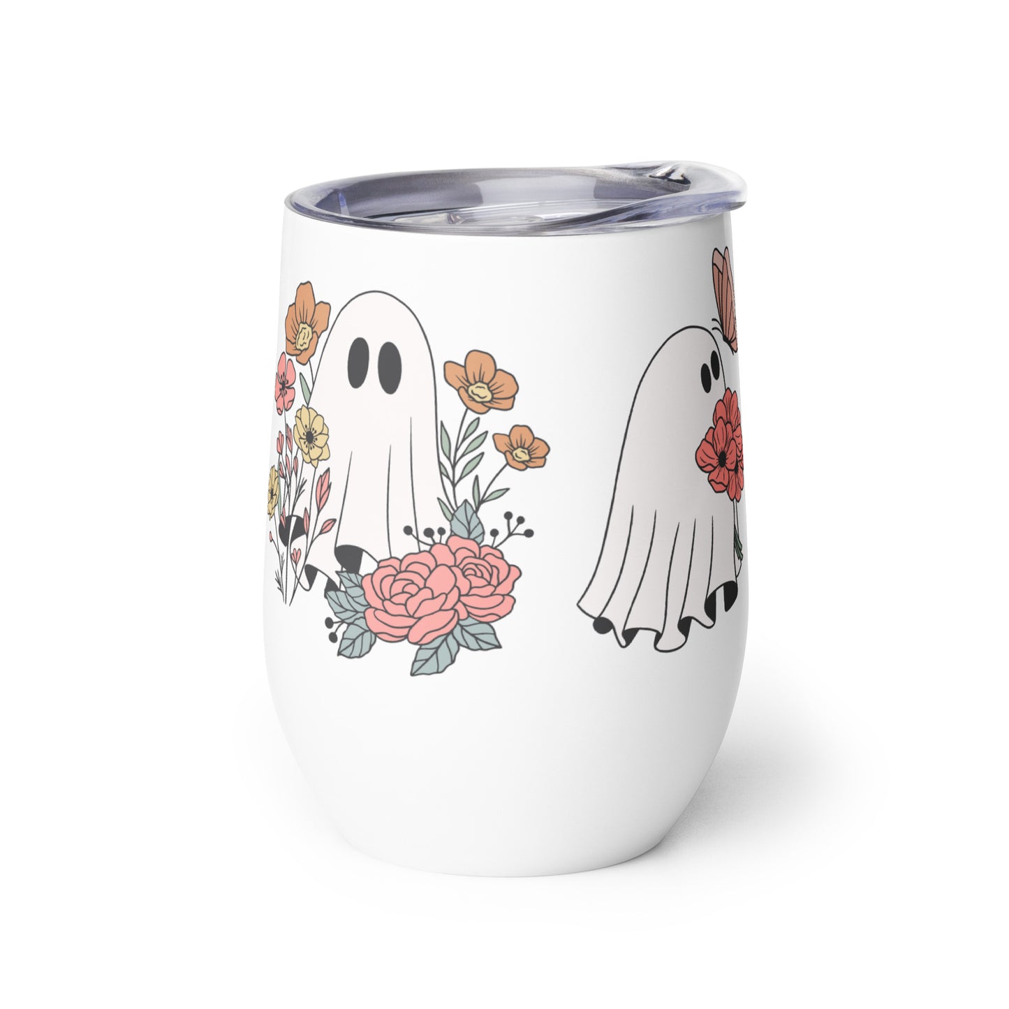 Vintage Spooky Season wine tumbler