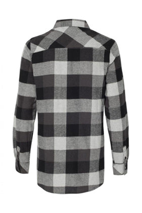 BURNSIDE Women's L/S Buffalo flannel grey