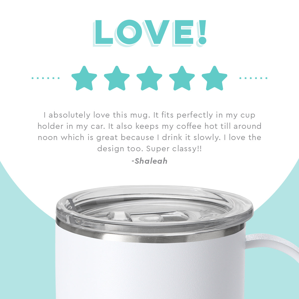 Swig 18oz Mug Matt White