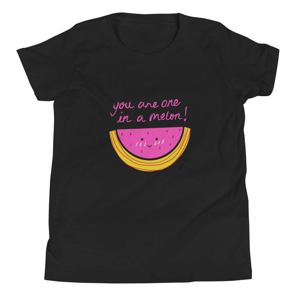 One in a Melon Girls Youth Short Sleeve Tee