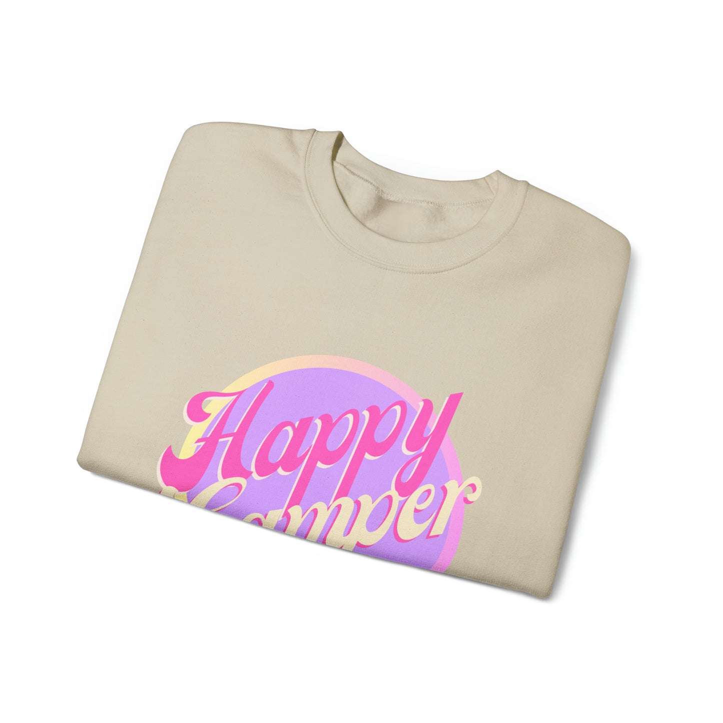 HAPPY CAMPER SMILEY crewneck sweatshirt