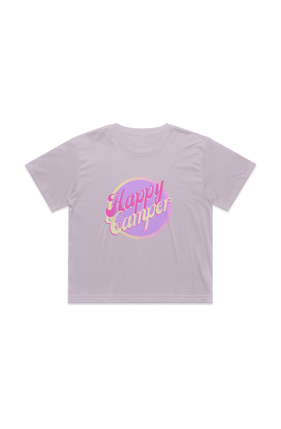 RETRO HAPPY CAMPER Martina Crop Tee