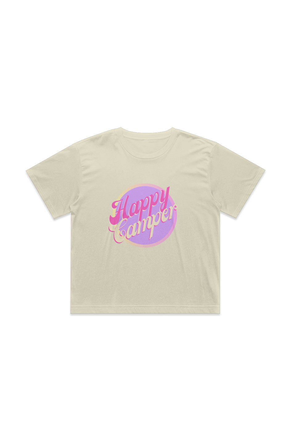 RETRO HAPPY CAMPER Martina Crop Tee