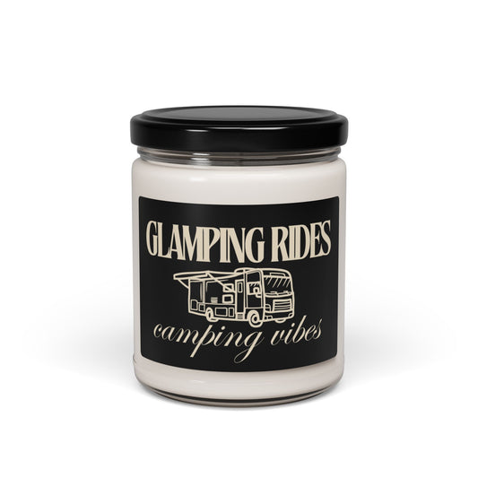 GLAMPING RIDES Scented Soy Candle, 9oz