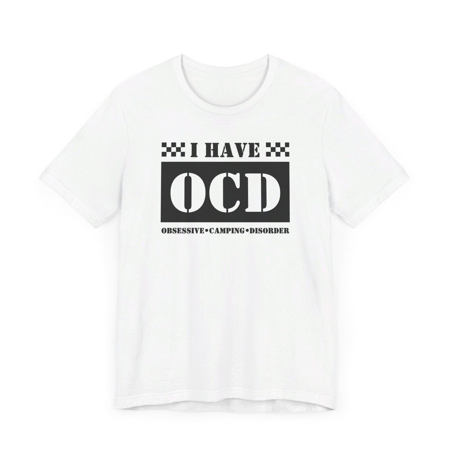 OCD s/s tee white