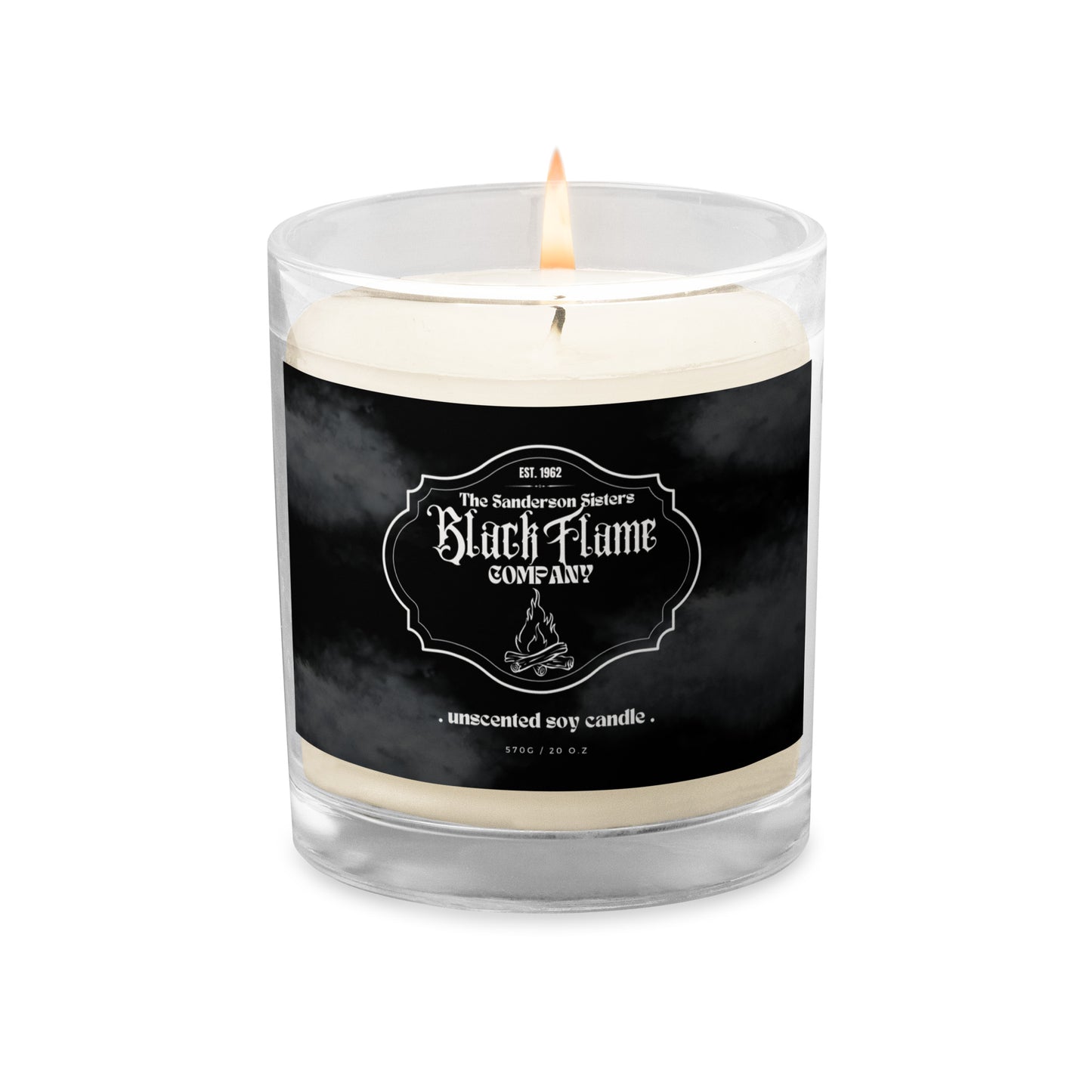 Black Flame candle
