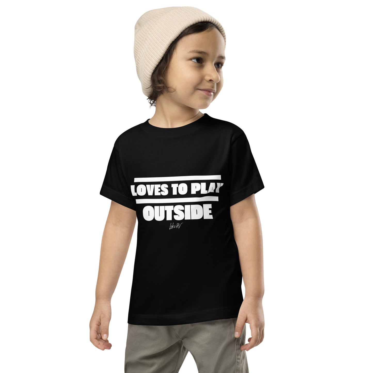 LOVES TO PLAY OUTSIDE toddler s/s tee