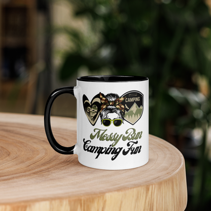 CAMO MESSY BUN colored mug