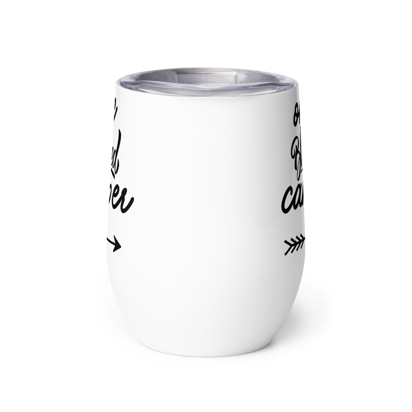 ONE BLESSED CAMPER wine tumbler