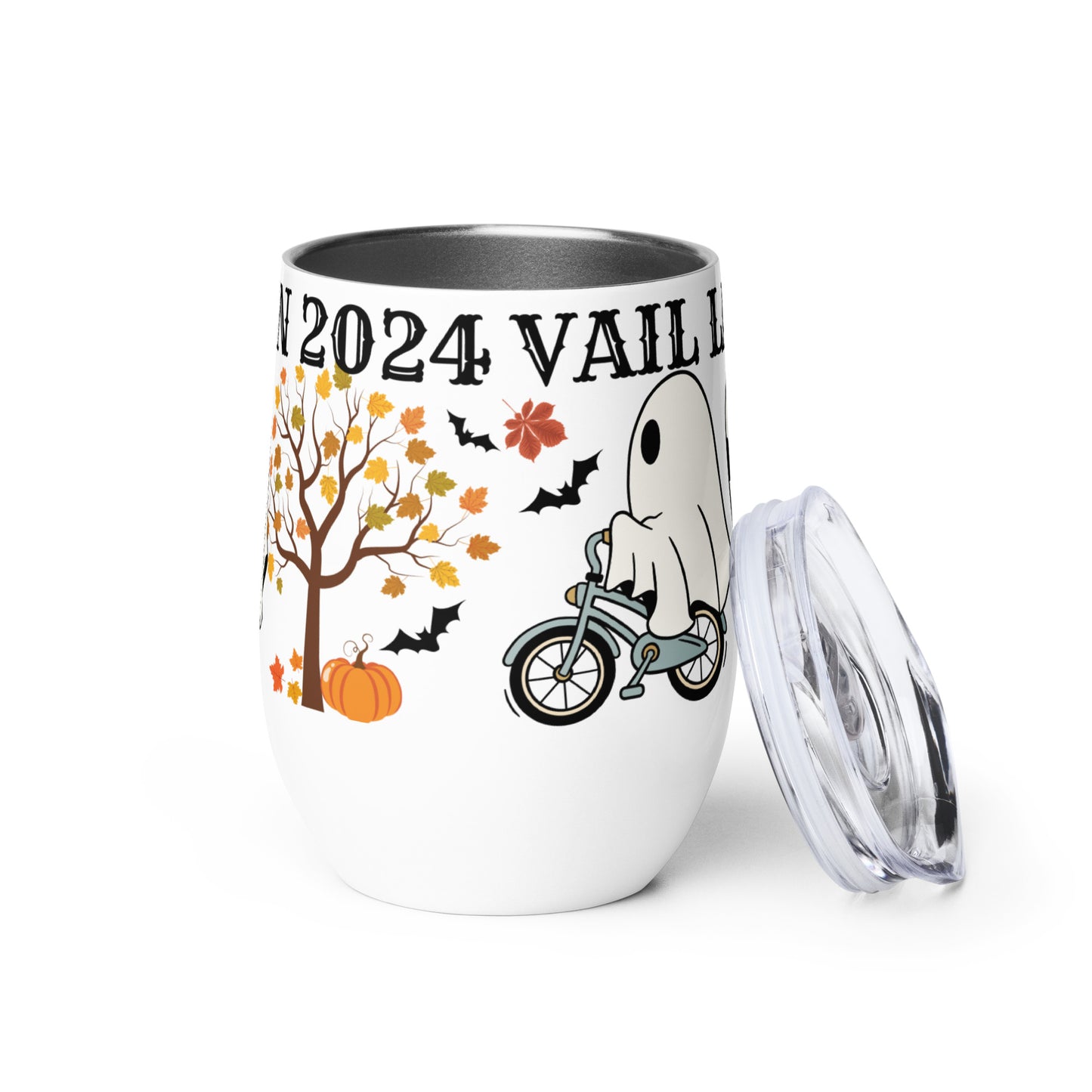 Vail Lake Halloween 2024 Wine Tumbler