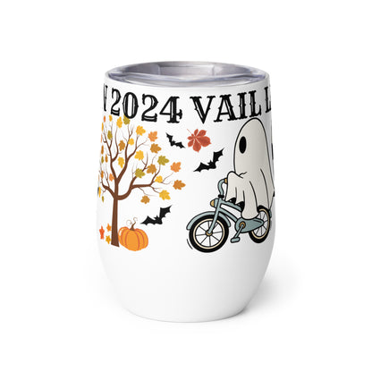 Vail Lake Halloween 2024 Wine Tumbler