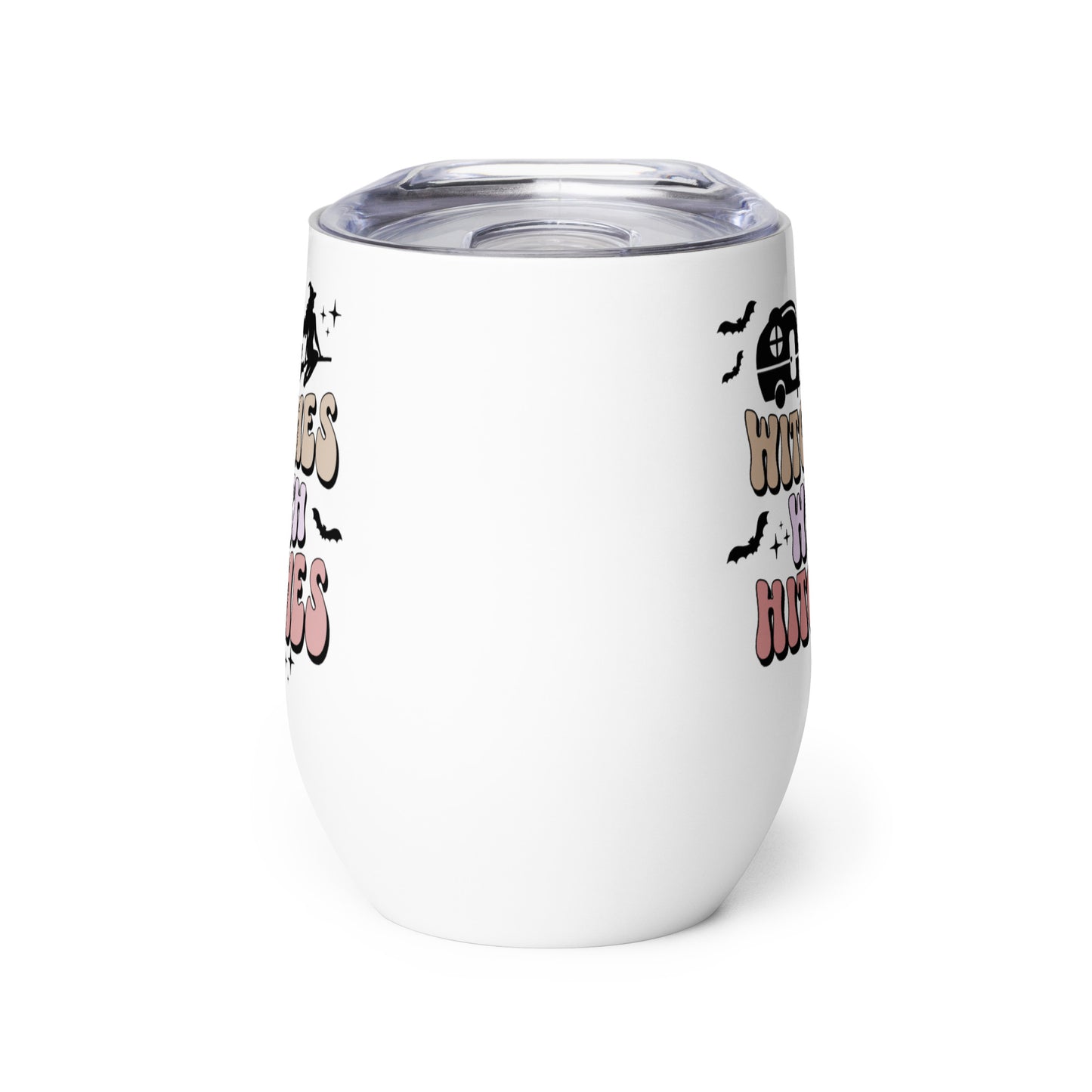 Witches With Hitches Wine tumbler