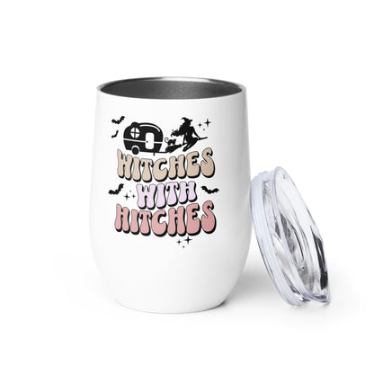 Witches With Hitches Wine tumbler